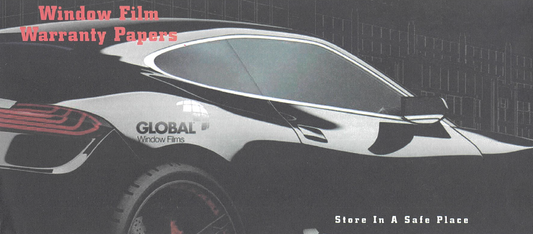 Auto Tint Warranty Cards